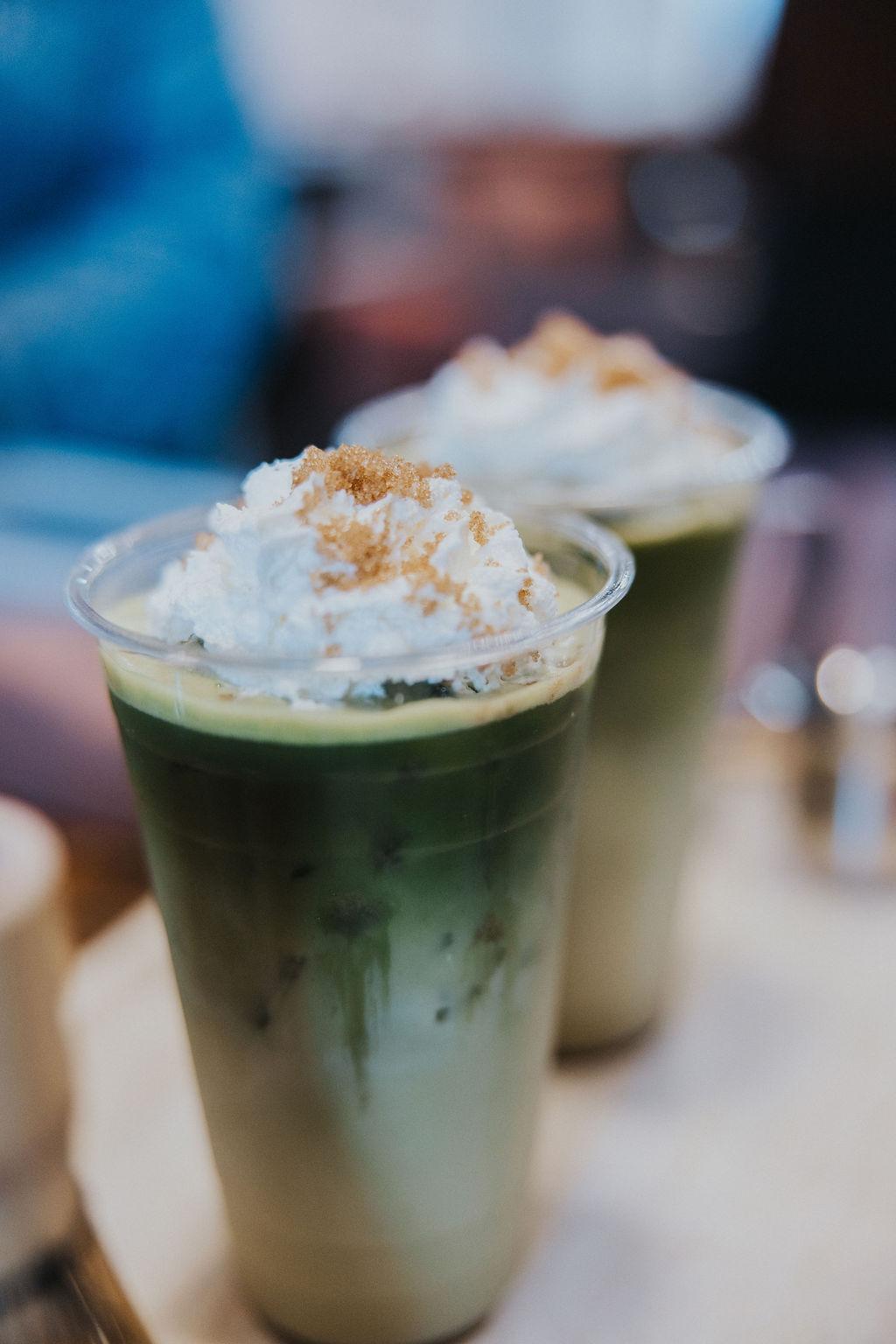 One of our delicious coffees and bagels