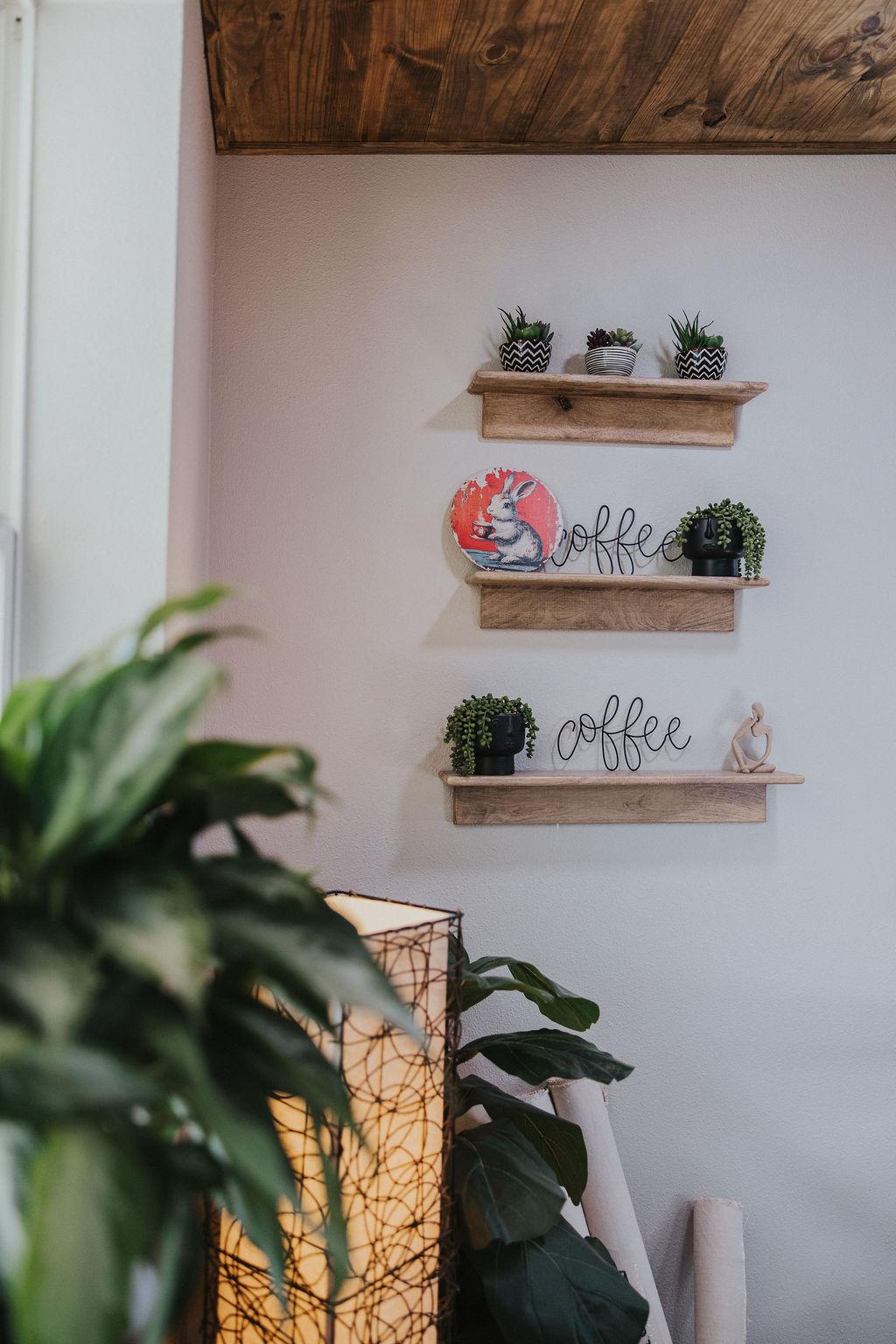 One of our delicious coffees and bagels