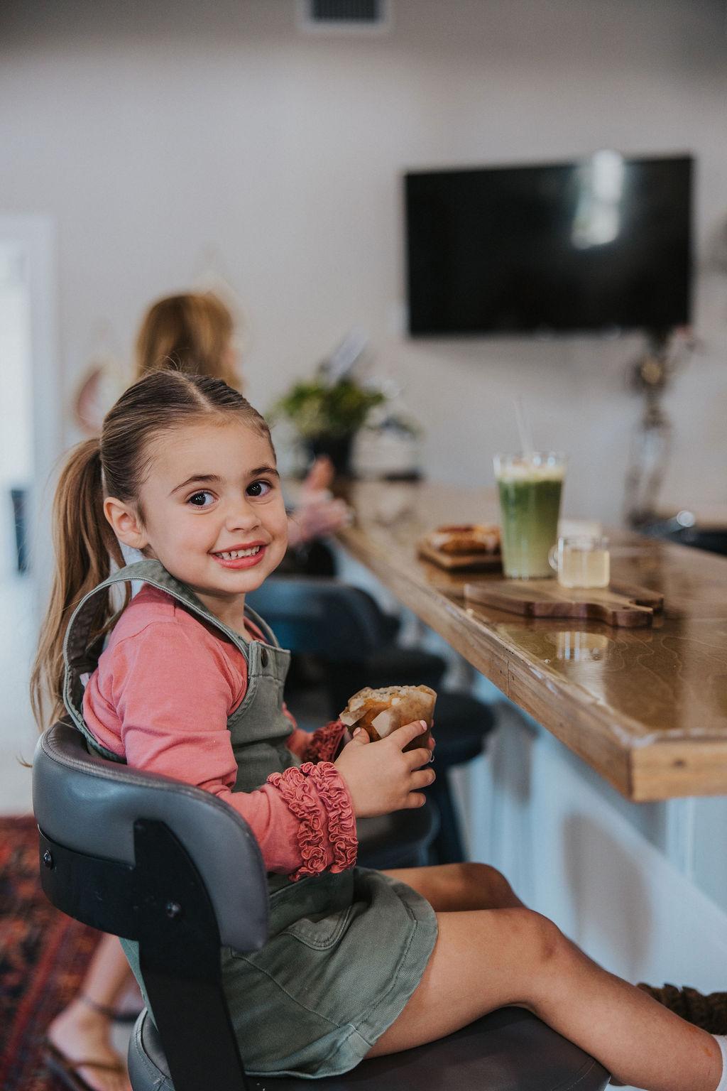 One of our delicious coffees and bagels